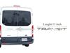 Ford Transit 150 250 350 Van Back Door Badge Emblem Adhesive Chrome 2013 To 2019