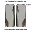 Freightliner Cascadia Door Mirror Chrome Cover Left Driver and Right Passenger Side Pair 2008 To 2017