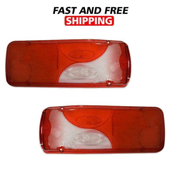 Mercedes Sprinter Chassis Cab Back Light Lamp Lens Right Passenger and Left Driver Side Pair 2007 To 2016 