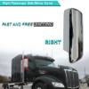 Chrome Door Mirror Cover Compatible with Peterbilt 579 567 587 Left Right Side